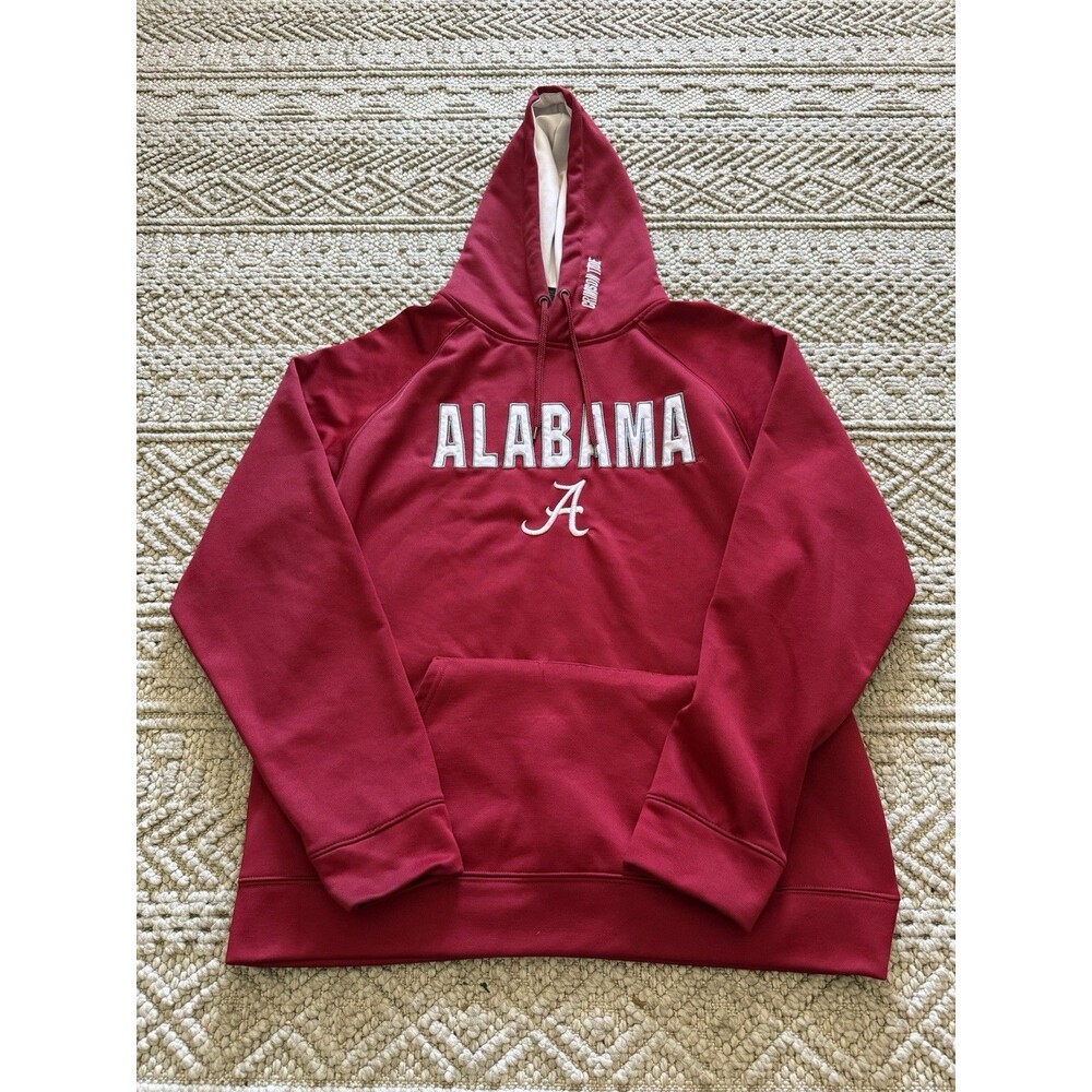 Colosseum Men’s Alabama Crimson Tide Hoodie Sz L Martin Red